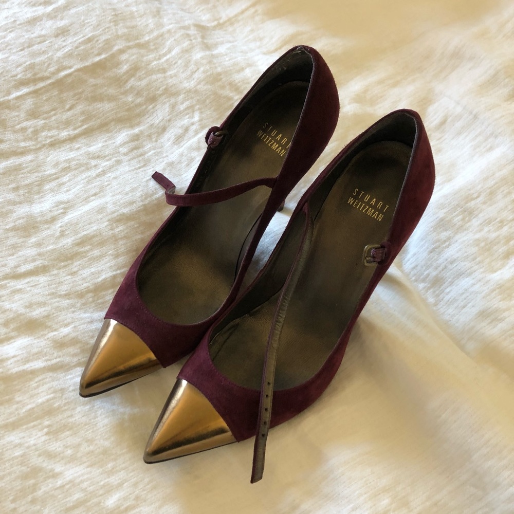 STUART WEITZMAN | Cap Toe Mary Jane Heel size 9